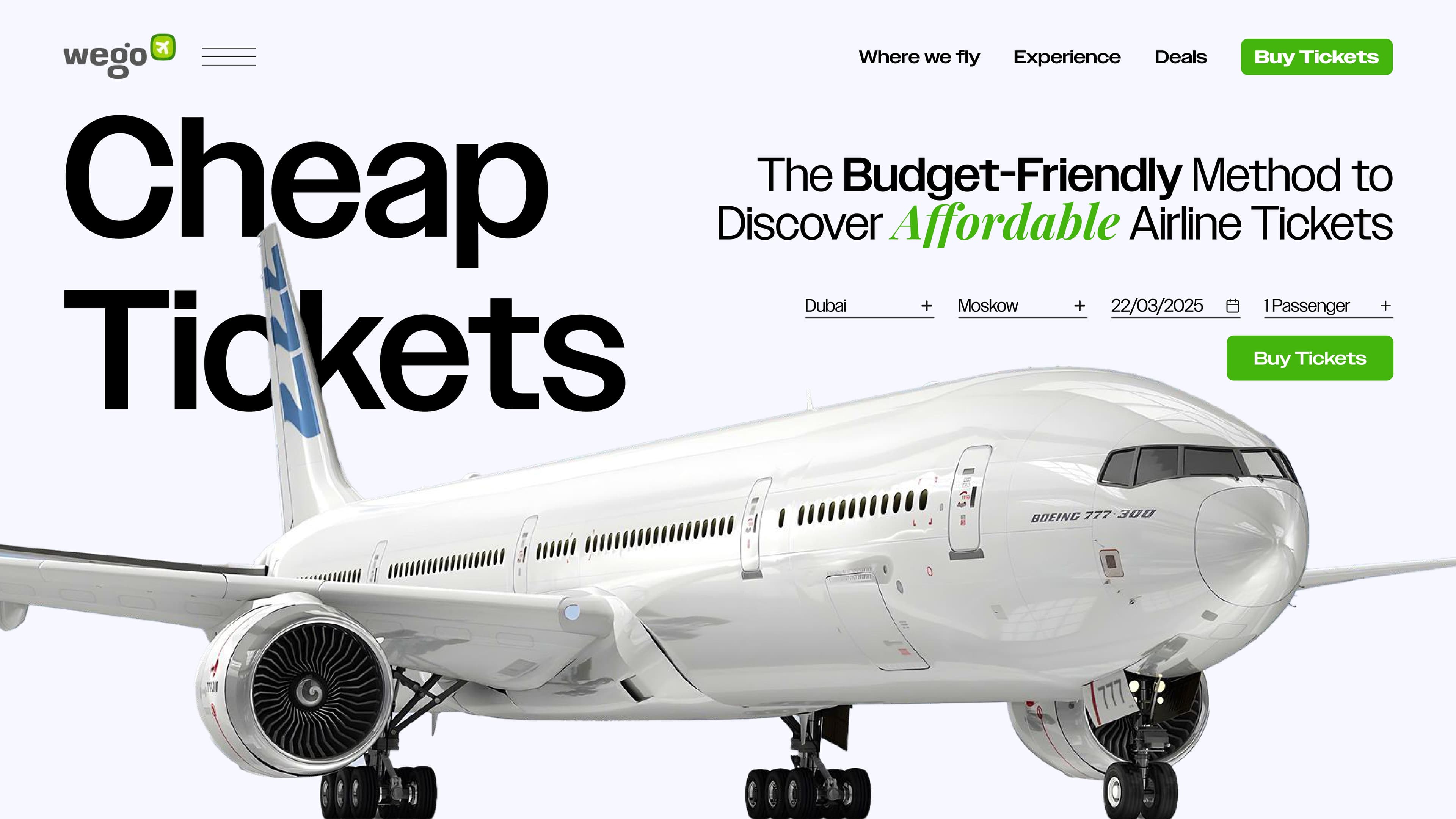 WeGo: Cheap Tickets